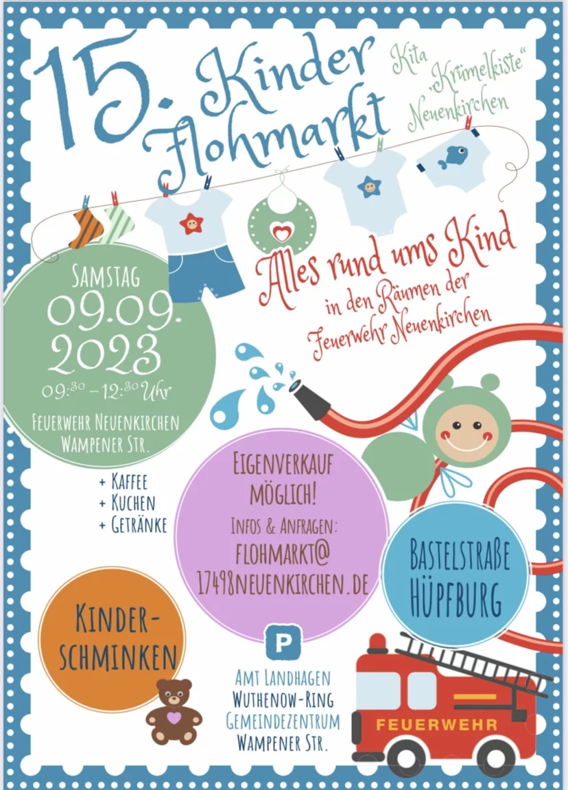 flyer kita 14 flohmarkt