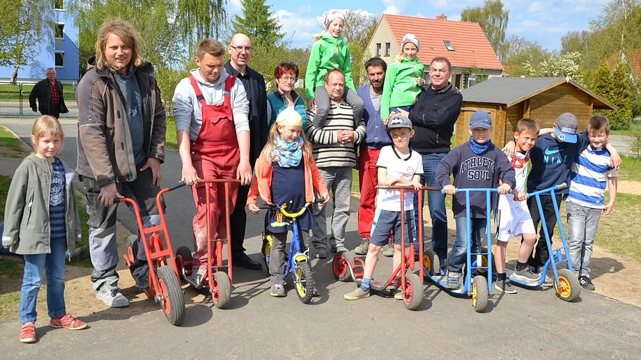 Übergabe Rollerbahn