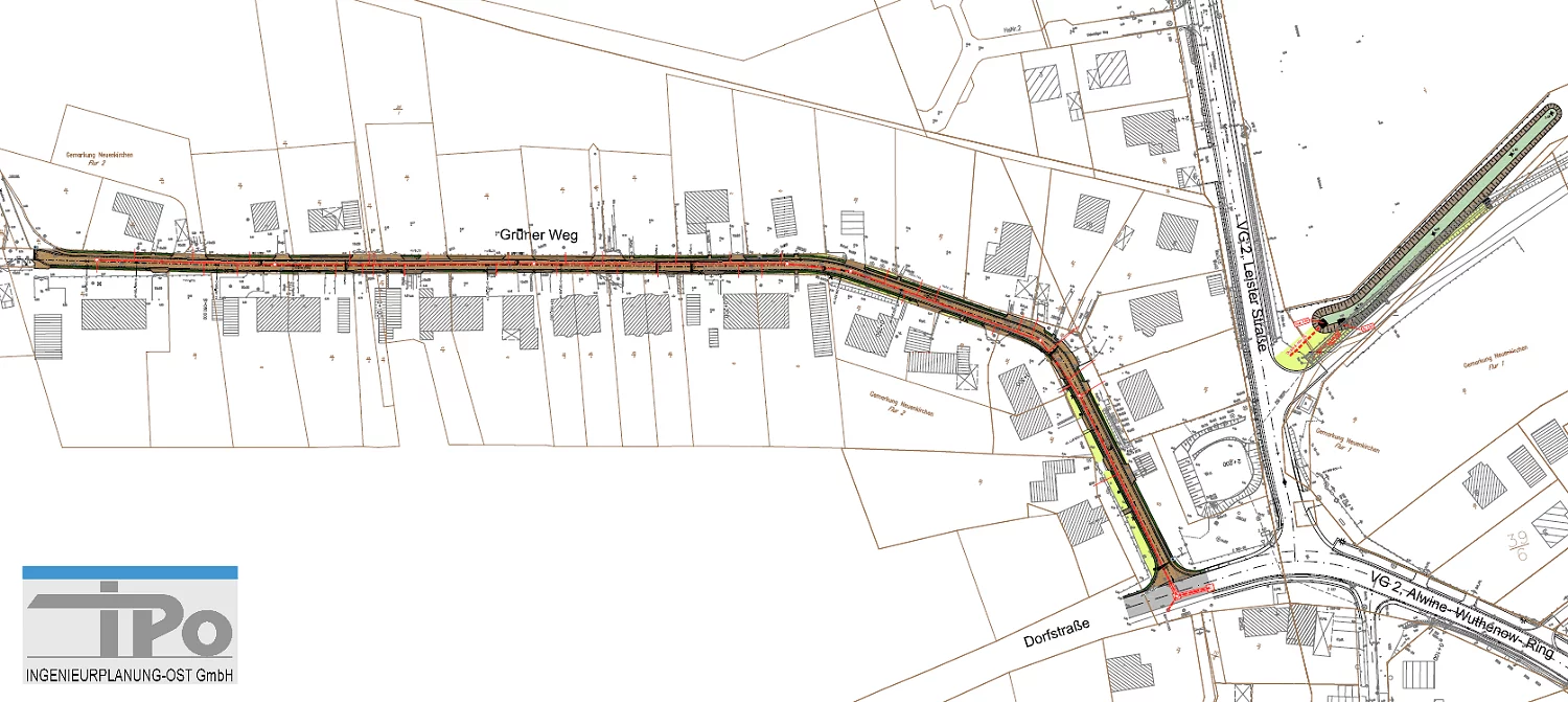 Planung Grüner Weg, (c) IPO